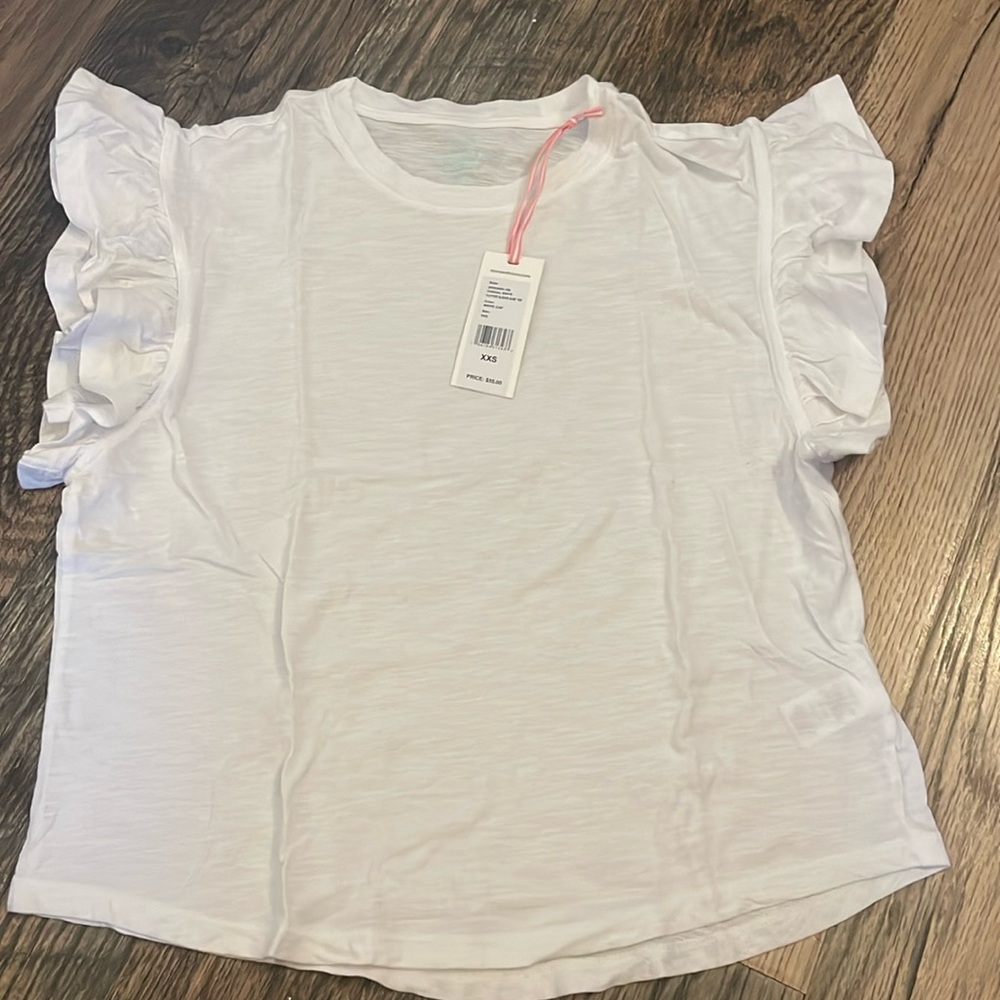 NWT Vineyard Vines Ruffle Sleeve Tshirt